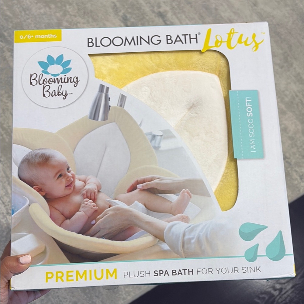 Lotus Premium Plush Sink Spa Bath - Yellow